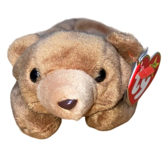 Ty Beanie Babies Cubbie Bear Plush Stuffed Animal Hang 4th Gen Tush 4th Gen Tag - Picture 1 of 10